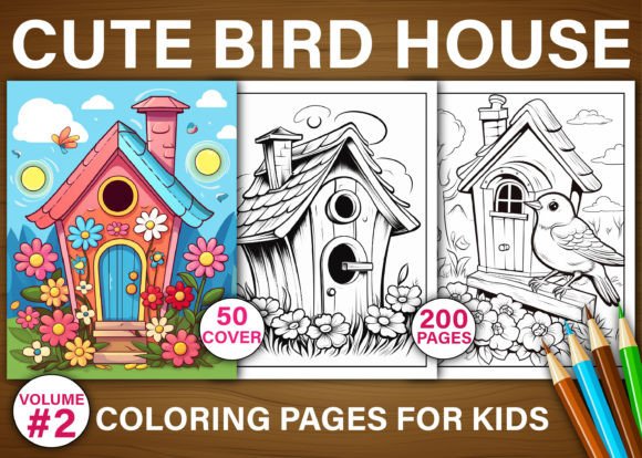 200+ Bird House Coloring Pages for Kids: A Creative Asset