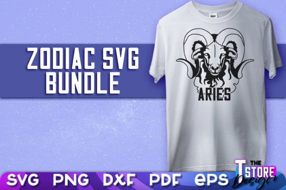 Aries SVG: Zodiac Astrology V.2 for Cricut & Design