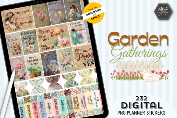 Bring Your Planners to Life with Garden Gatherings – PNGs