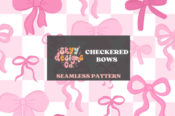 Checkered Girly Bows SeamlessPattern: A Designer's Go-To