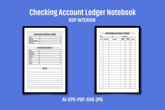 Checking Account Ledger Notebook KDP: Streamline Your Publishing