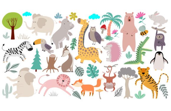Designing with the Cute Forest Animals Set