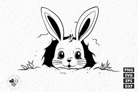 Easter Rabbit SVG Design No - 02: A Fresh Take on Holiday Crafting
