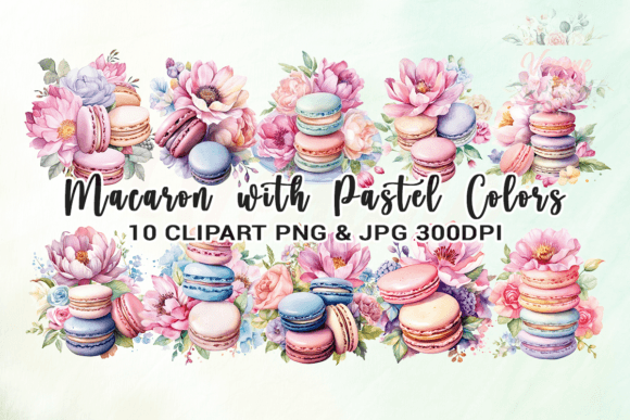 Elevate Your Projects with Macaron Pastel Colors Clipart