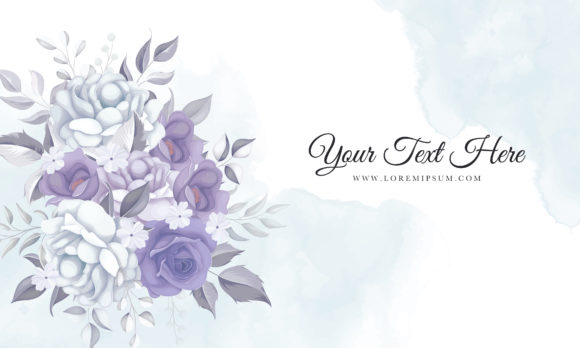 Modern Floral Background: A Versatile Design Asset