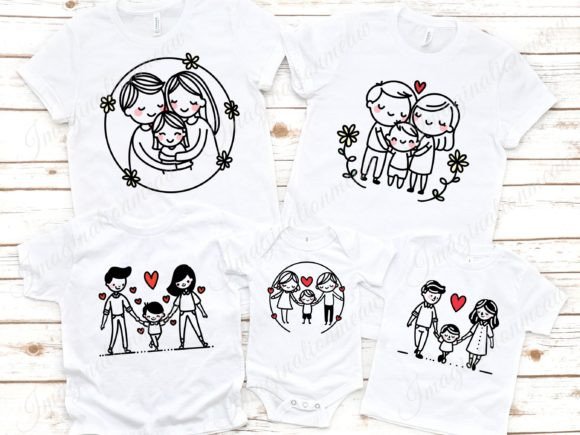 Mom Dad Baby Clipart Family Sublimation: Beyond Simple Graphics