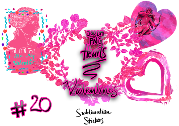 Over 20 New Elements Heart Stickers PNG: Your Valentine's Design Toolkit