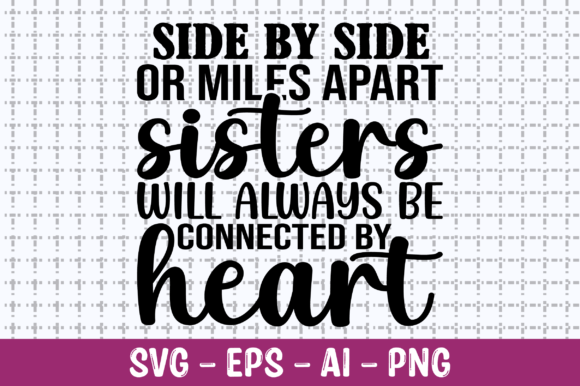 Side by Side or Miles Apart Sisters: A Font for Real Connection