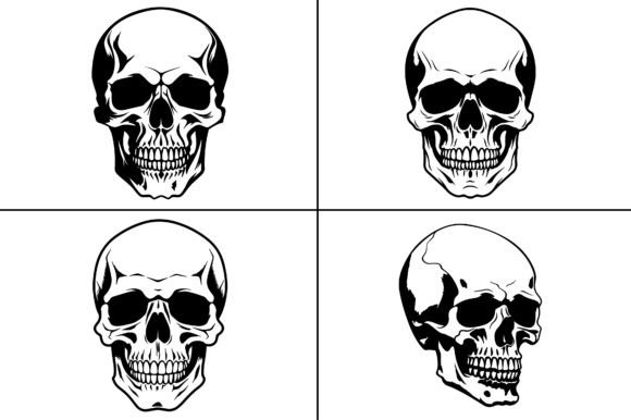 Skull Skeleton Head Silhouette: A Designer's Guide to Bold Graphics