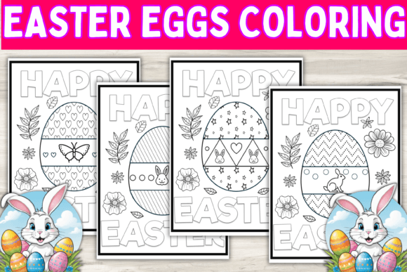 Spring Easter Eggs Coloring Pages - Kids: A Creative Toolkit