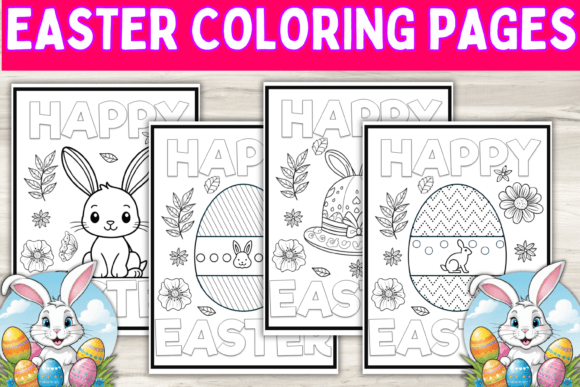 Spring into Creativity with Easter Bunny and Eggs Coloring Pages