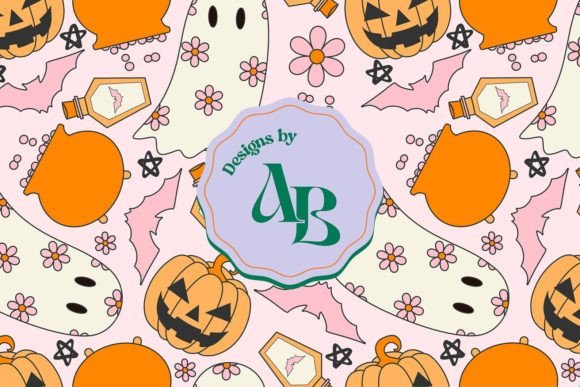Styling Your Spooky Season: The Girly Halloween Seamless Pattern