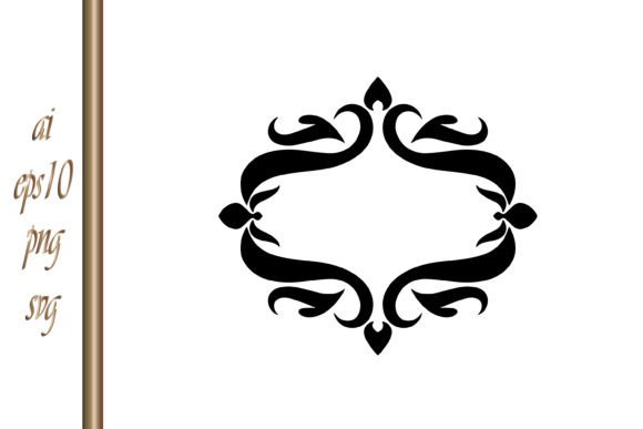 Timeless Elegance: The Vintage Damask Frame Border Pattern for Your Projects