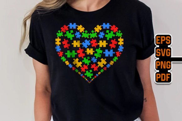 Understanding the Autism Puzzle Heart SVG PNG PDF