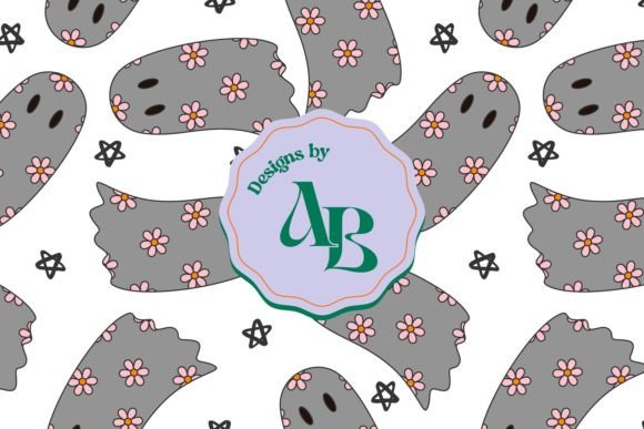 Unleash Spooky Style: Halloween Ghosts Seamless Pattern for Creators