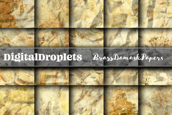 Unveiling the Brass Damask Paper Collection